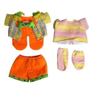 Vintage Cabbage Patch Kids Doll Clown Outfit Coat Shirt Pants Bow Tie Socks